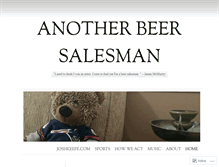Tablet Screenshot of anotherbeersalesman.com